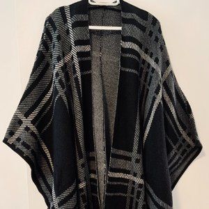 Wool shrug cardigan / poncho - Med/Large